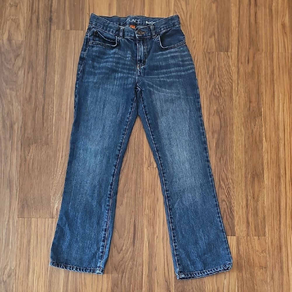 Children's Place Boy's Bootcut Jeans, Size 10